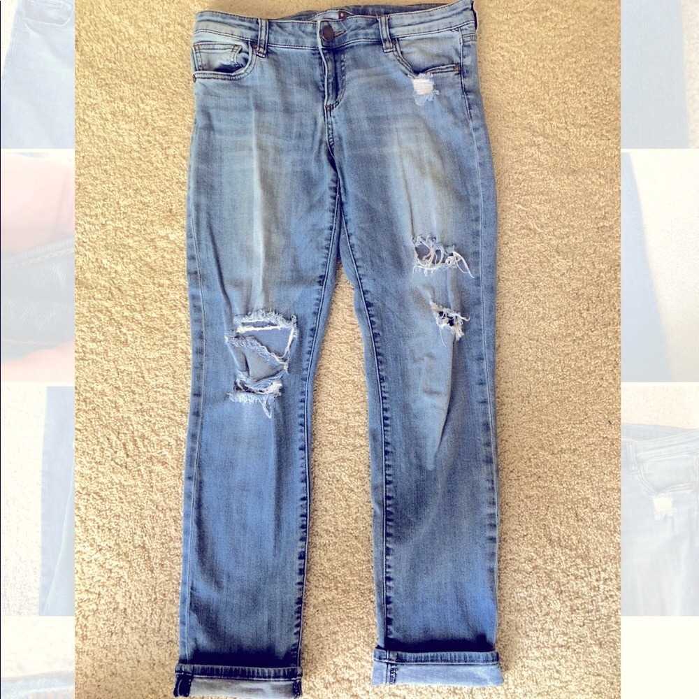 EUC - Kut From The Cloth - Distressed Jeans Size 6